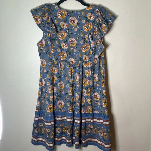 NWT Matilda Jane Patterned Dress with Ruffle Sleeves - Picture 5 of 5